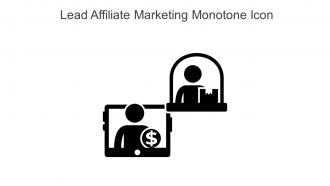 Lead Affiliate Marketing Monotone Icon In Powerpoint Pptx Png And Editable Eps Format