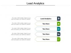 Lead analytics ppt powerpoint presentation outline picture cpb