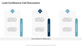 Lead Conference Call Discussion In Powerpoint And Google Slides Cpb