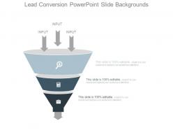 Lead conversion powerpoint slide backgrounds