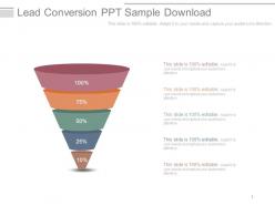 Lead conversion ppt sample download