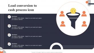 Lead Conversion To Cash Process Icon