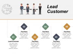 Lead customer ppt powerpoint presentation icon background image cpb