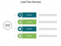 Lead flow services ppt powerpoint presentation inspiration ideas cpb