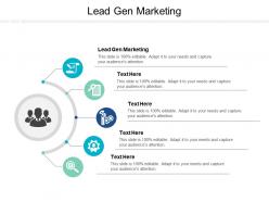 Lead gen marketing ppt powerpoint presentation visual aids gallery cpb