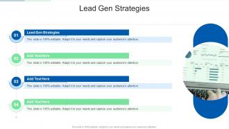 Lead Gen Strategies In Powerpoint And Google Slides Cpb