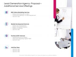 Lead generation agency proposal additional service offerings ppt powerpoint presentation ideas