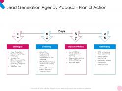 Lead generation agency proposal plan of action ppt powerpoint presentation slides portrait