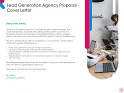 Lead Generation Agency Proposal Powerpoint Presentation Slides