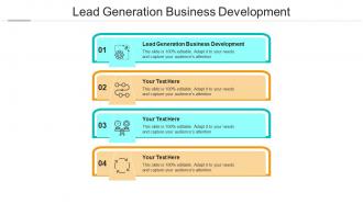 Lead generation business development ppt powerpoint presentation slides example topics cpb