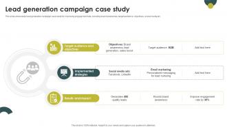 Lead Generation Campaign Case Study Demand Creation Strategy To Increase Sales