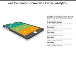Lead generation conversion funnel analytics integration solution services cpb