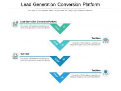 Lead generation conversion platform ppt powerpoint presentation inspiration cpb