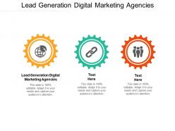 Lead generation digital marketing agencies ppt powerpoint presentation file cpb