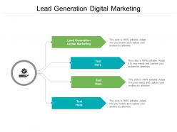 Lead generation digital marketing ppt powerpoint presentation graphics cpb