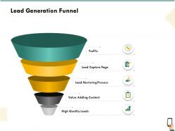 Lead generation funnel content ppt powerpoint presentation icon guide