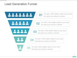 Lead generation funnel powerpoint presentation design