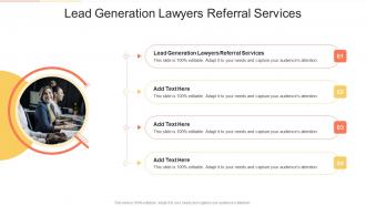 Lead Generation Lawyers Referral Services In Powerpoint And Google Slides Cpb