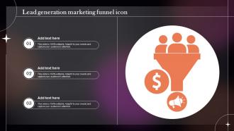 Lead Generation Marketing Funnel Icon