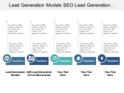 Lead generation models seo lead generation service businesses cpb