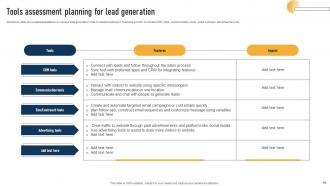 Lead Generation Plan Powerpoint Ppt Template Bundles Aesthatic Visual