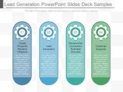 Lead generation powerpoint slides deck samples