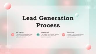 Lead Generation Process Ppt Powerpoint Presentation File Example
