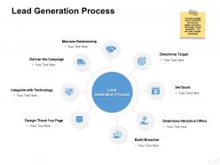 Lead generation process technology ppt powerpoint presentation icon topics