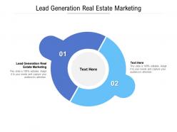 Lead generation real estate marketing ppt powerpoint presentation outline aids cpb