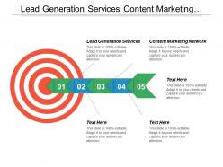 Lead generation services content marketing network marketing management cpb