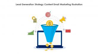 Lead Generation Strategy Content Email Marketing Illustration