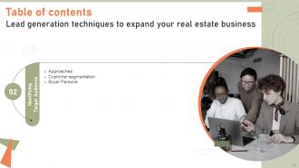 Lead Generation Techniques To Expand Your Real Estate Business Powerpoint Presentation Slides MKT CD V Designed