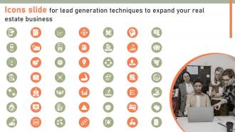 Lead Generation Techniques To Expand Your Real Estate Business Powerpoint Presentation Slides MKT CD V Pre designed Slides