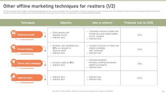 Lead Generation Techniques To Expand Your Real Estate Business Powerpoint Presentation Slides MKT CD V Slides Idea