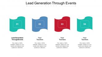 Lead Generation Through Events Ppt Powerpoint Presentation File Backgrounds Cpb