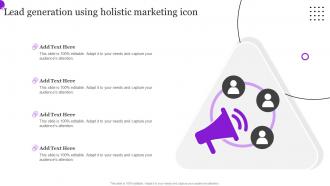 Lead Generation Using Holistic Marketing Icon