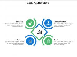 Lead generators ppt powerpoint presentation inspiration diagrams cpb