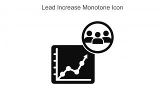 Lead Increase Monotone Icon In Powerpoint Pptx Png And Editable Eps Format