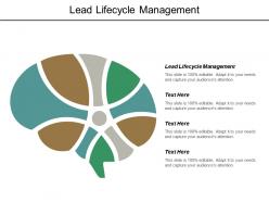 Lead lifecycle management ppt powerpoint presentation pictures backgrounds cpb