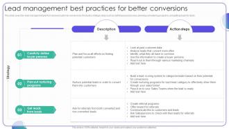 Lead Management Best Practices For Better Conversions Strategies For Managing Client Leads