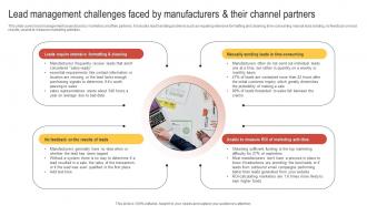 Lead Management Challenges Faced By Manufacturers Enhancing Customer Lead Nurturing Process