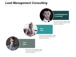 Lead management consulting ppt slides show cpb