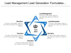 Lead management lead generation formulates capture plan strategy