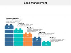 Lead management ppt powerpoint presentation show graphic images cpb