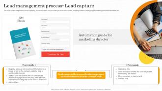 Lead Management Process Lead Capture Maximizing Customer Lead Conversion Rates