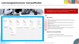 Lead Management Process Lead Qualification Effective Methods For Managing Consumer