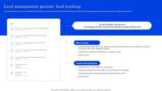 Lead Management Process Lead Tracking Optimizing Lead Management System