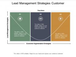 Lead management strategies customer segmentation strategies collaborative strategy cpb