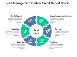 Lead management system credit report credit customer service cpb