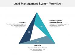Lead management system workflow ppt powerpoint presentation file inspiration cpb
